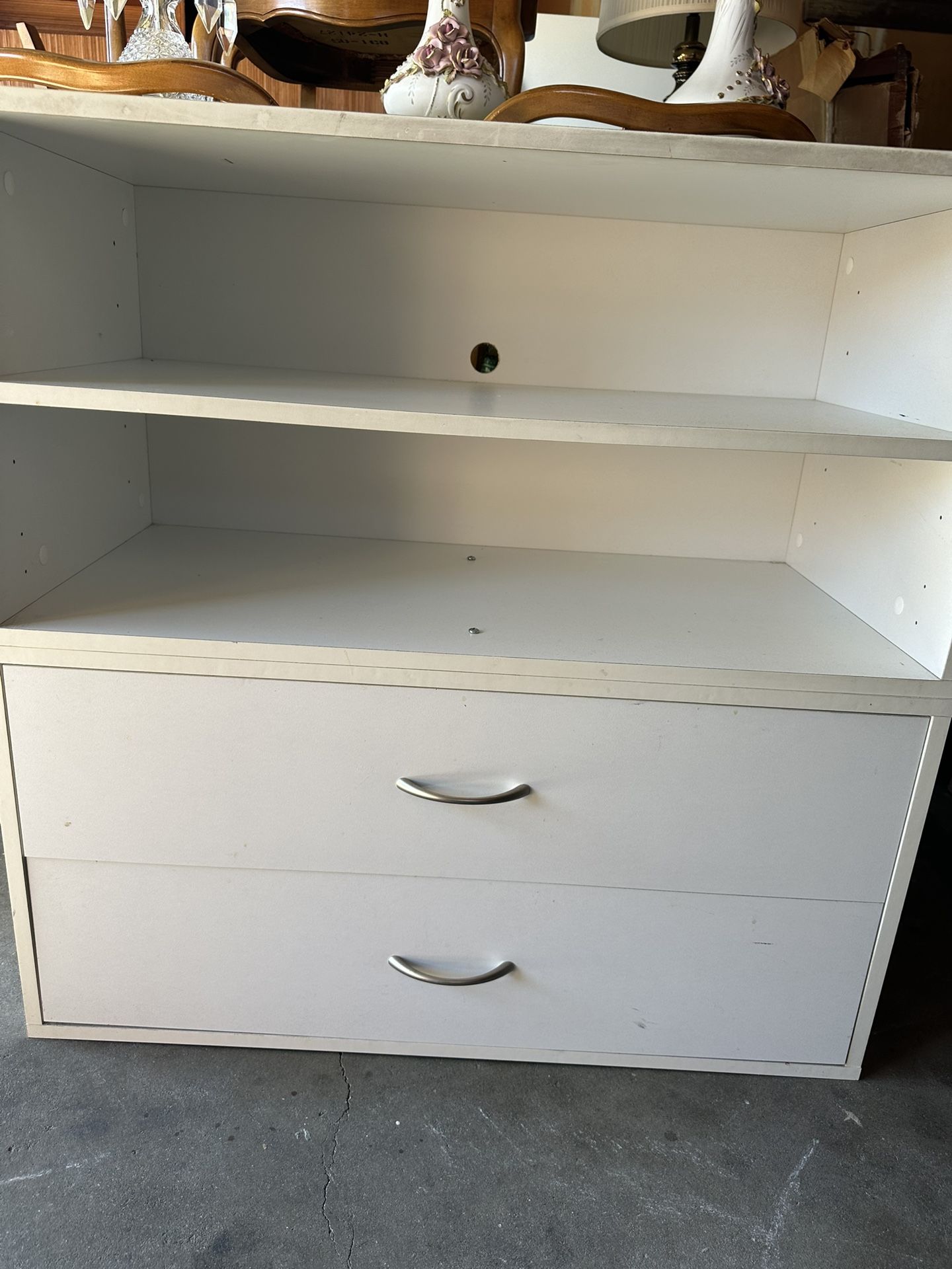 White Cabinet/ TV Stand 
