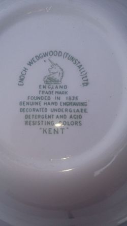 Enoch Wedgwood plates Antique