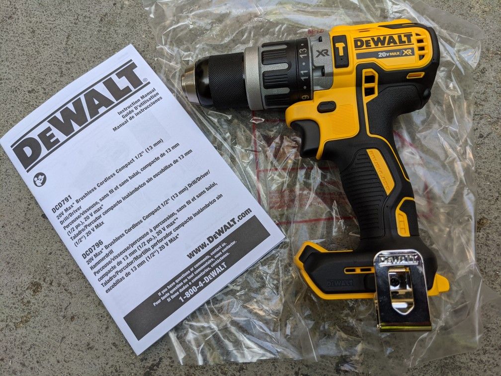 DeWalt 20V MAX XR hammer drill DCD796