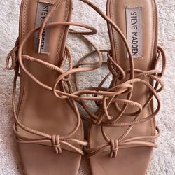 Steve Madden Women's Superb Tie-Up Dress Sandals