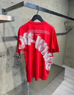 Off-White Red Graphic T-Shirt