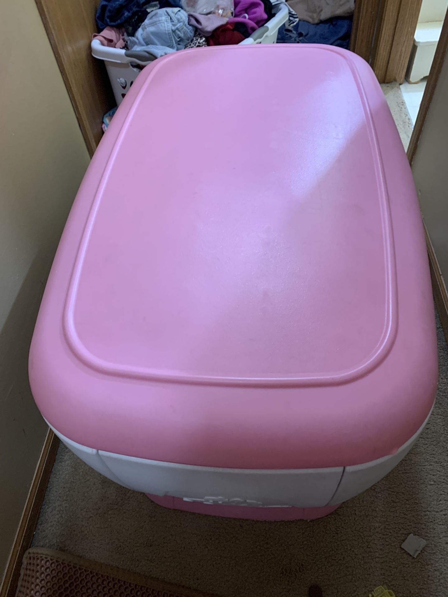 Little Tikes Pink And White Toy Box