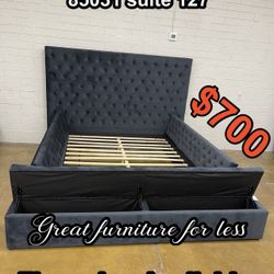 Queen Size Storage Bed Frame Brand New