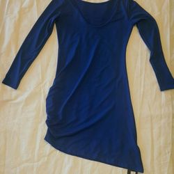 Women's assymmetrical fitted dress