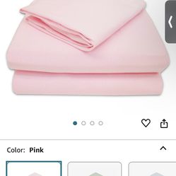 Crib Sheet Pink 