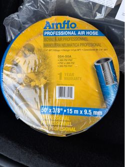 Amflo 3/8 Inch Air Hose, 50 Ft,