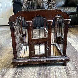 Small Vintage Style Bird Cage 
