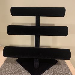 Velvet Jewelry Stand Like New