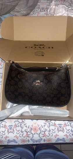 Coach bags shoulders black and brown