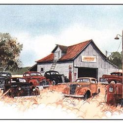 Framed Print - S/N "Bowtie Backyard"