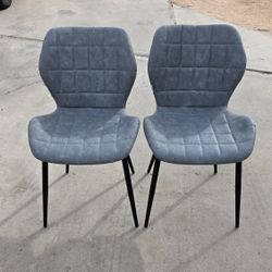 Set Of 2 Chairs Chair Seat Furniture Gray