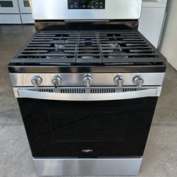 Whirlpool gas stove 30” (1 month warranty)