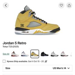 Jordan Retro 5 Tokyo T23