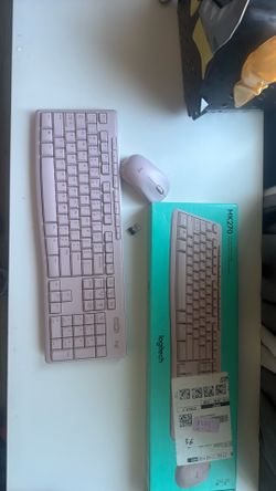 Logitech pink keyboard