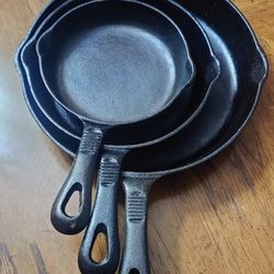 Vintage Martha Stewart Cast Iron 3 Piece Set