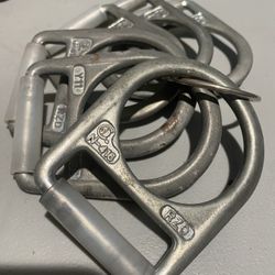 6 Yoke N-416 Roller D-Rings (5,000 lbs MBS)