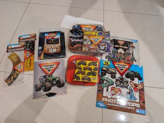 Monster Jam Party Set. NEW. Birthday