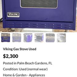 Viking Professional Gas Stove 