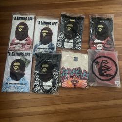 BAPE & HELLSTAR TEE / T SHIRTS