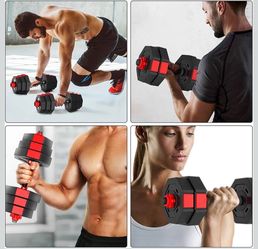 44lb dumbbell set adjustable