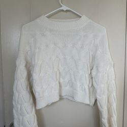 Wool Pearl Sweatshirt