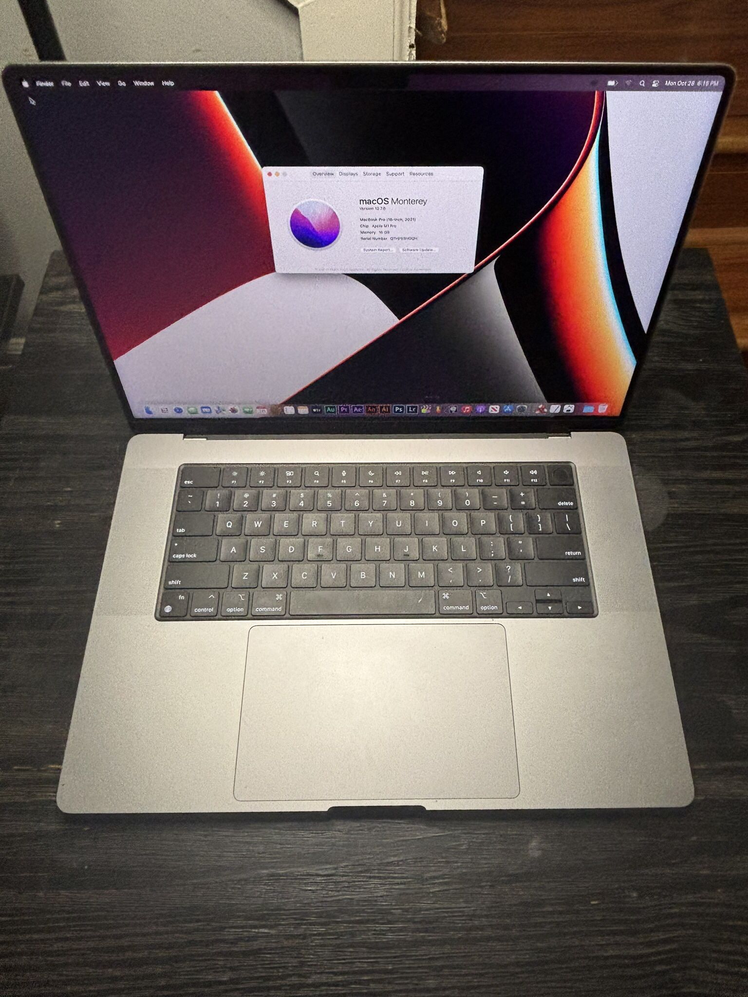 2021 MACBOOK PRO 16 INCHES, 16GB M1 PRO 512GB, 42 COUNT BATTERY CUT PRO,  LOGIC PRO, FL STUDIO, REASON LIMITED MoRE