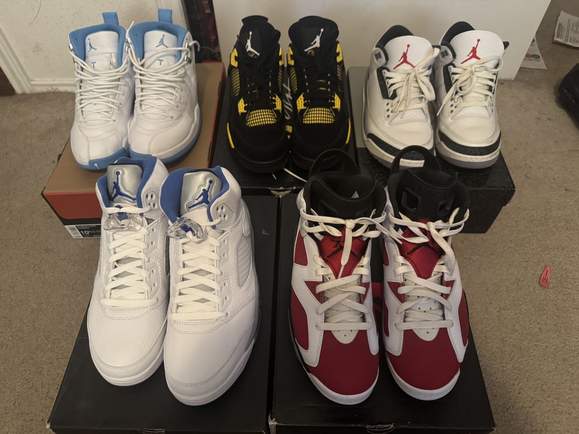 Jordan’s Size 10 And 10.5. Check description For Prices