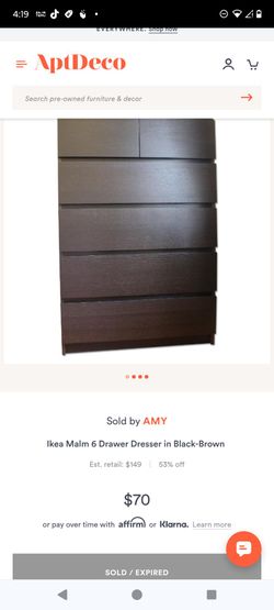Ikea 6 draw chest