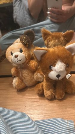 2 Cute Stuffed Animal Plush - Excellent Condition