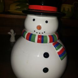 Snowman Cookie Jar