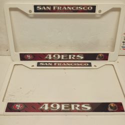 49ers License Plate Frame