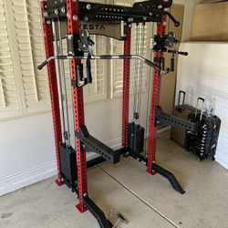 Vesta Fitness PRO SERIES 2-1 Ultimate Half Rack Functional Trainer/Gym Equipment/ Home Gym/ Fitness/ FREE DELIVERY 🚚 