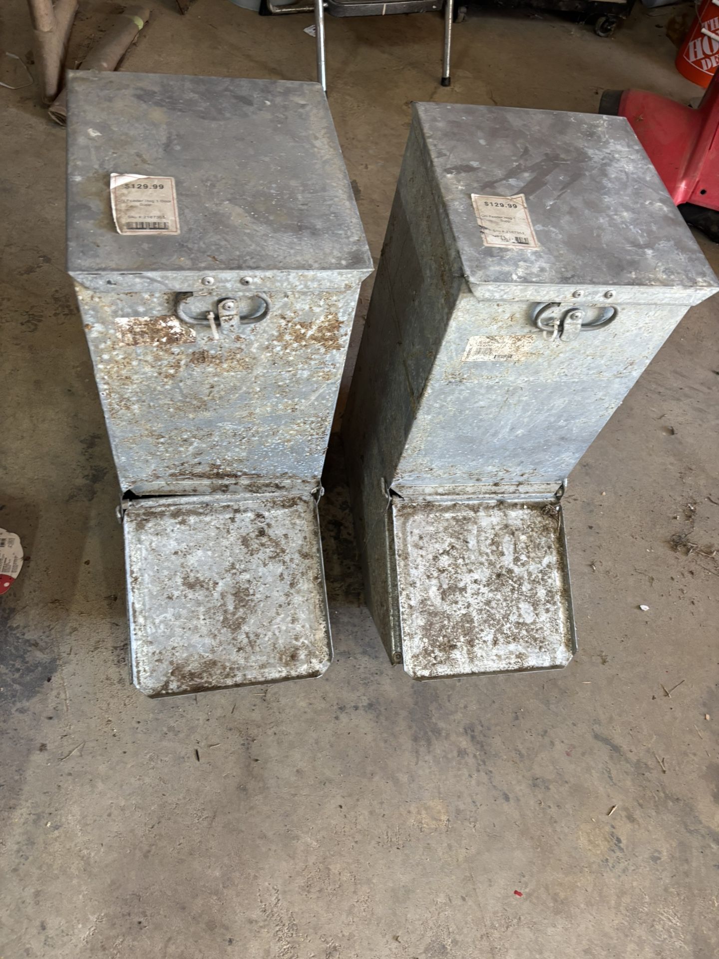 Pig feeders! Moving Need Them Gone