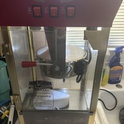 Movie style popcorn machine.