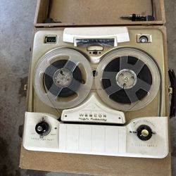 Three Antique Tube Type Reel To Reels