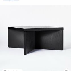 Black Wooden Coffee Table