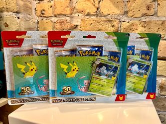 Pokemon 30th Celebration Tech Sticker Collection