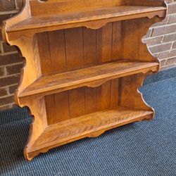 Vtg Ethan Allen Maple Wood Wall Shelf

