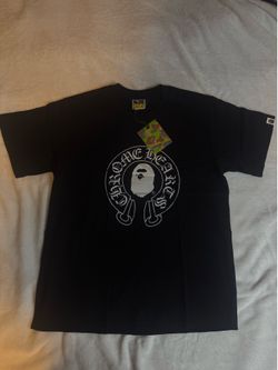 Black chrome bape tee