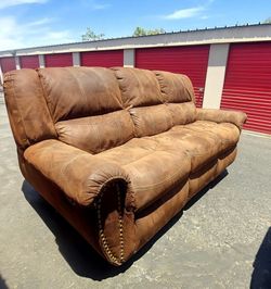 Dual Reclining Sofa LIKE NEW
