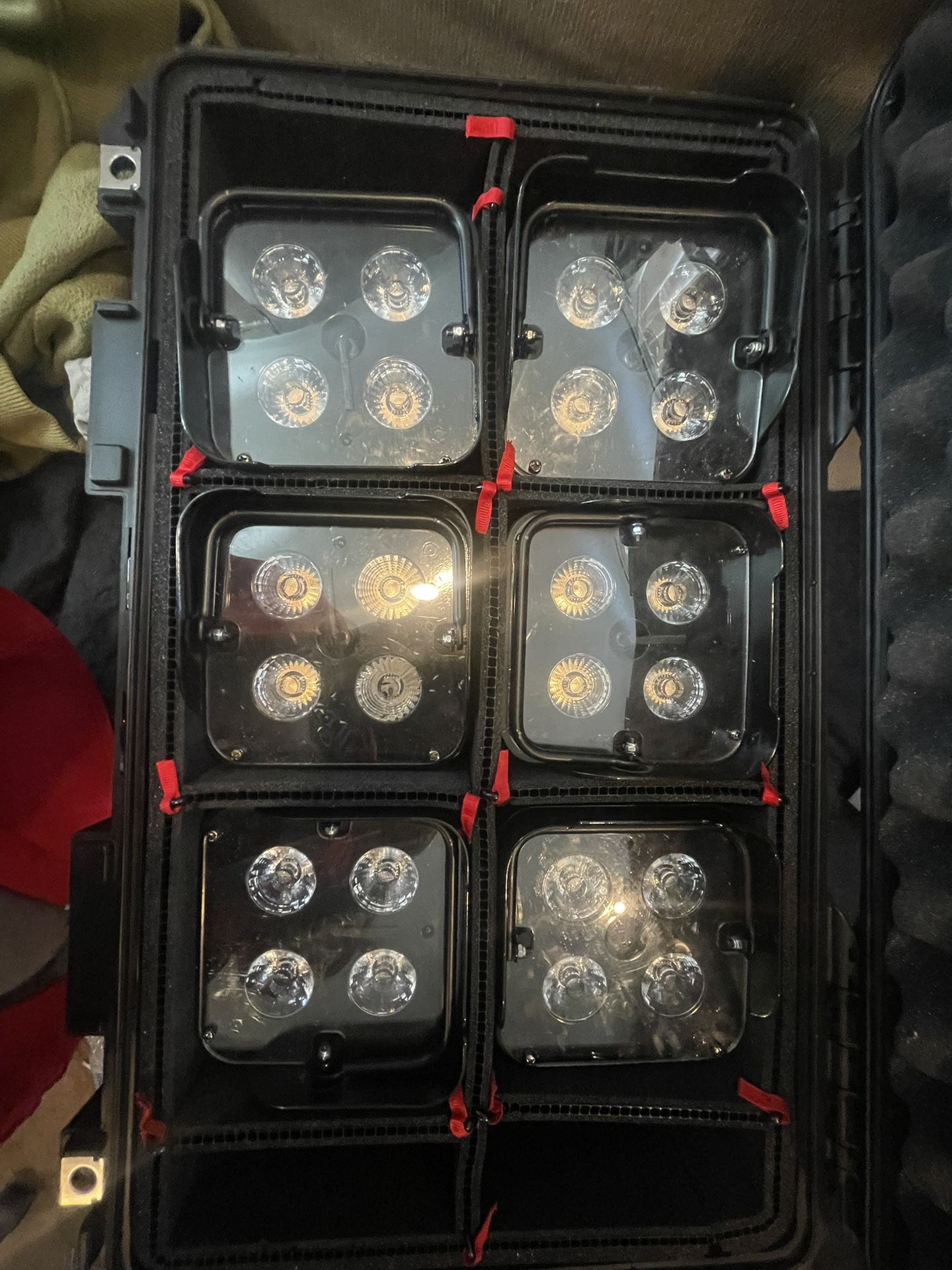 ADJ ELEMENT ST HEX DJ LIGHTS 6 in total