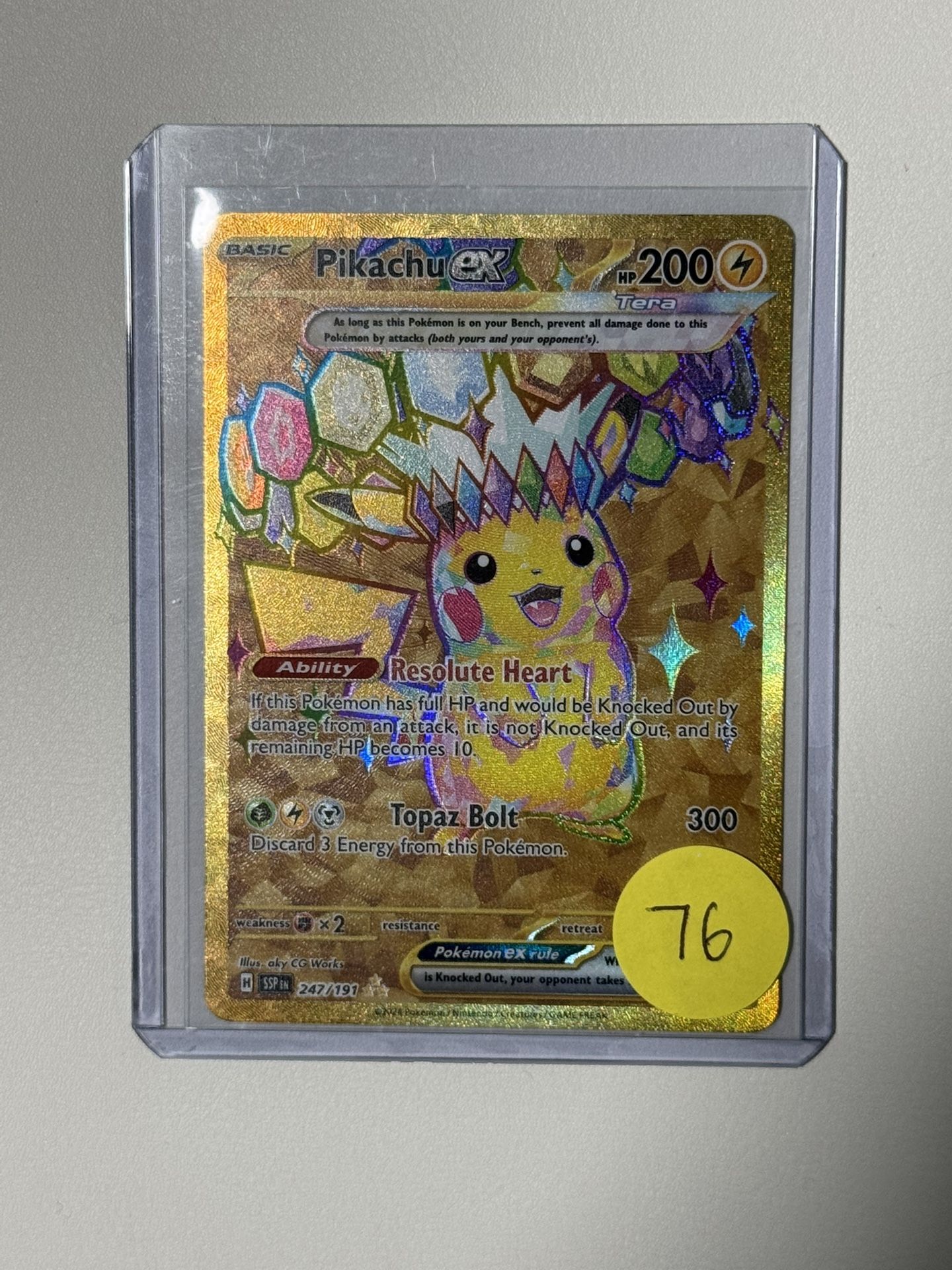 Pokemon Pikachu 247/191 (Surging Sparks)