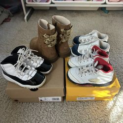 All Size 8c Retro Jordan’s And Uggs 