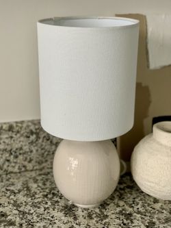 12” Designer Accent Lamp w/ Shade