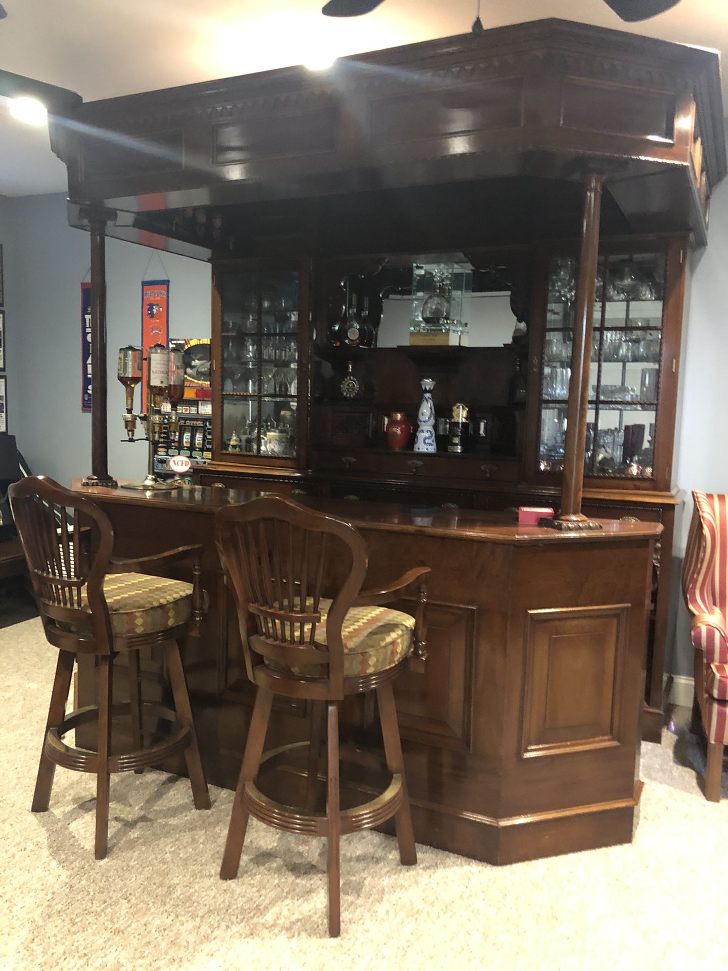 Bar - Beautiful Solid Wood Home Bar