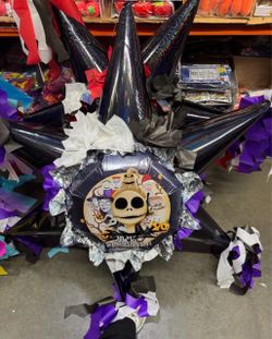 Nightmare before Christmas Jack and sally bola star pinata