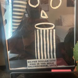 Real Silver Dollar City Prop Mask For Fire In The Hole