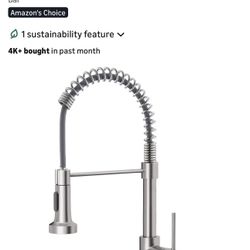 Stainless Steel Tall Faucet New Been Used
