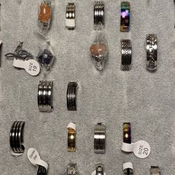 Rings Stainless Steel Variety Of Styles