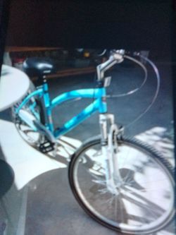 Blue Cruiser Bicycle